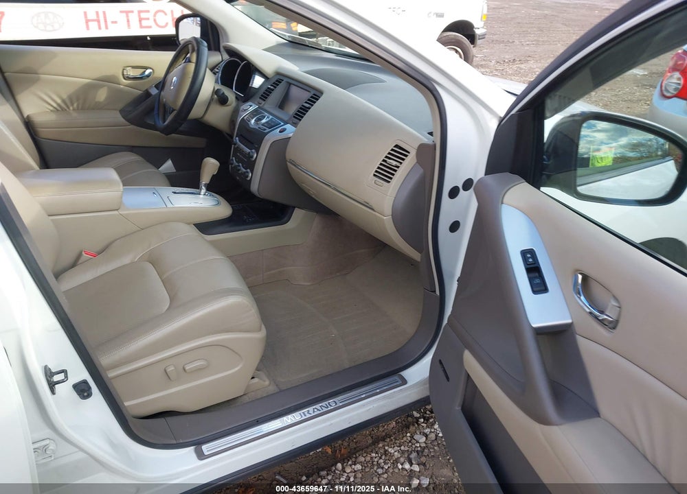 2010 NISSAN MURANO SL VIN: JN8AZ1MW7AW140872