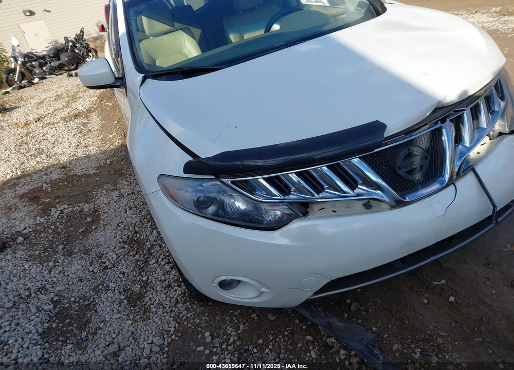 2010 NISSAN MURANO SL VIN: JN8AZ1MW7AW140872
