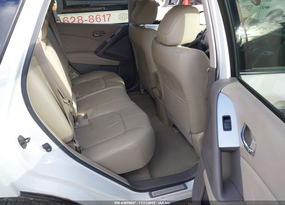 2010 NISSAN MURANO SL VIN: JN8AZ1MW7AW140872