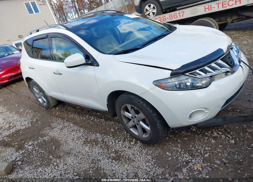 2010 NISSAN MURANO SL VIN: JN8AZ1MW7AW140872