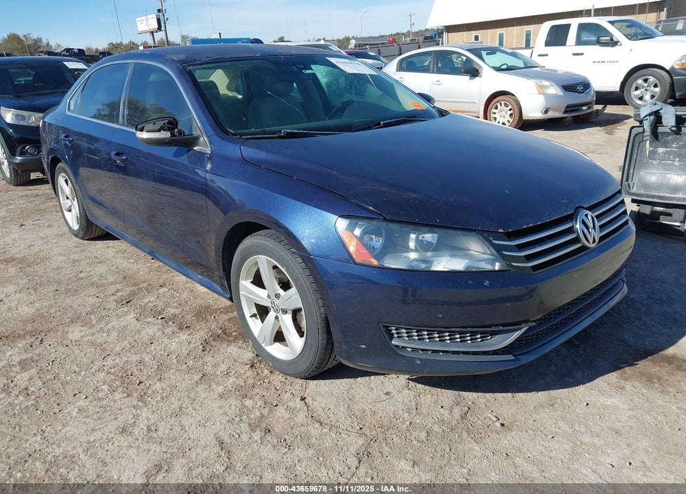 2012 VOLKSWAGEN PASSAT 2.5L SE VIN: 1VWBH7A3XCC023739