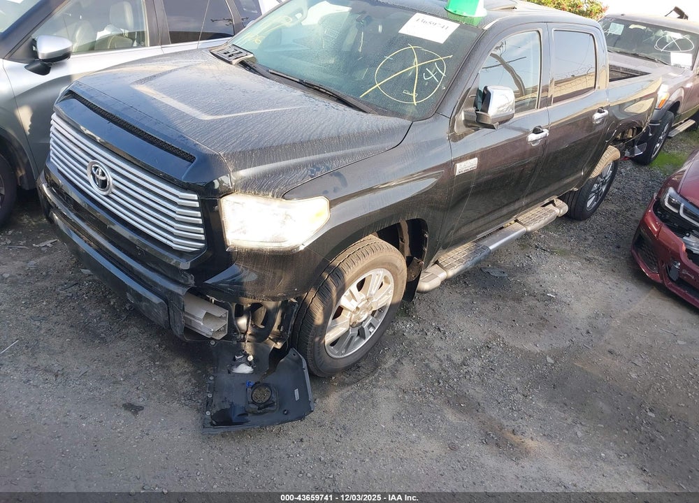 2016 TOYOTA TUNDRA PLATINUM 5.7L V8 VIN: 5TFAY5F18GX561185