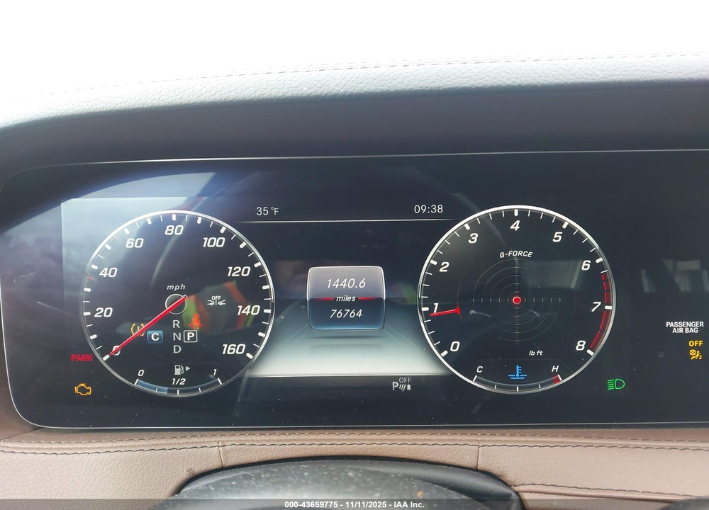 2019 MERCEDES-BENZ S 560 4MATIC VIN: WDDUG8GB0KA466162