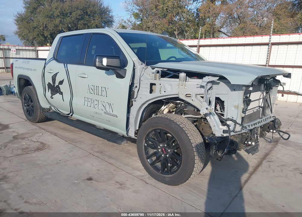 2024 GMC SIERRA 1500 4WD  SHORT BOX ELEVATION WITH 3SB VIN: 1GTUUCE83RZ333999