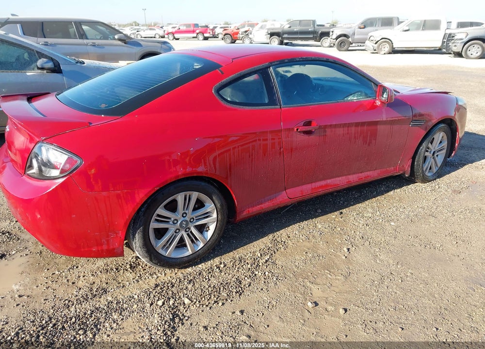 2007 HYUNDAI TIBURON GS VIN: KMHHM66D37U257639