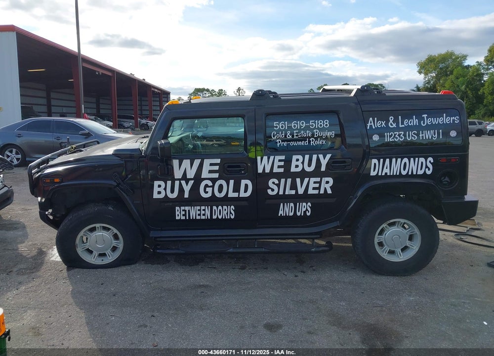 2003 HUMMER H2 VIN: 5GRGN23U33H107154