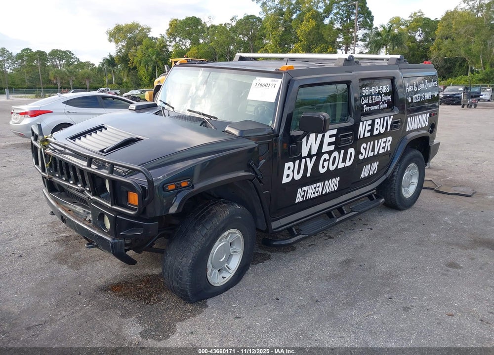 2003 HUMMER H2 VIN: 5GRGN23U33H107154