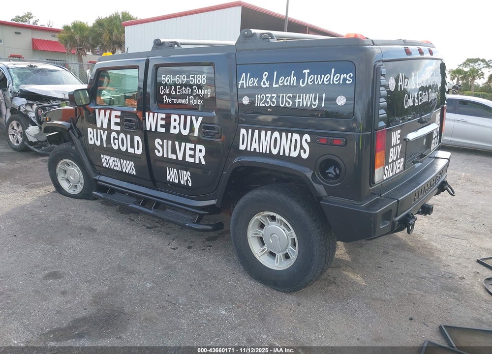 2003 HUMMER H2 VIN: 5GRGN23U33H107154
