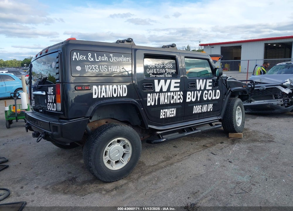 2003 HUMMER H2 VIN: 5GRGN23U33H107154