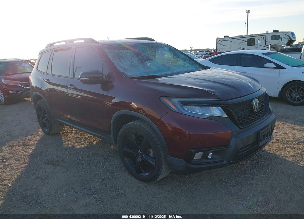 2021 HONDA PASSPORT AWD ELITE VIN: 5FNYF8H00MB019949