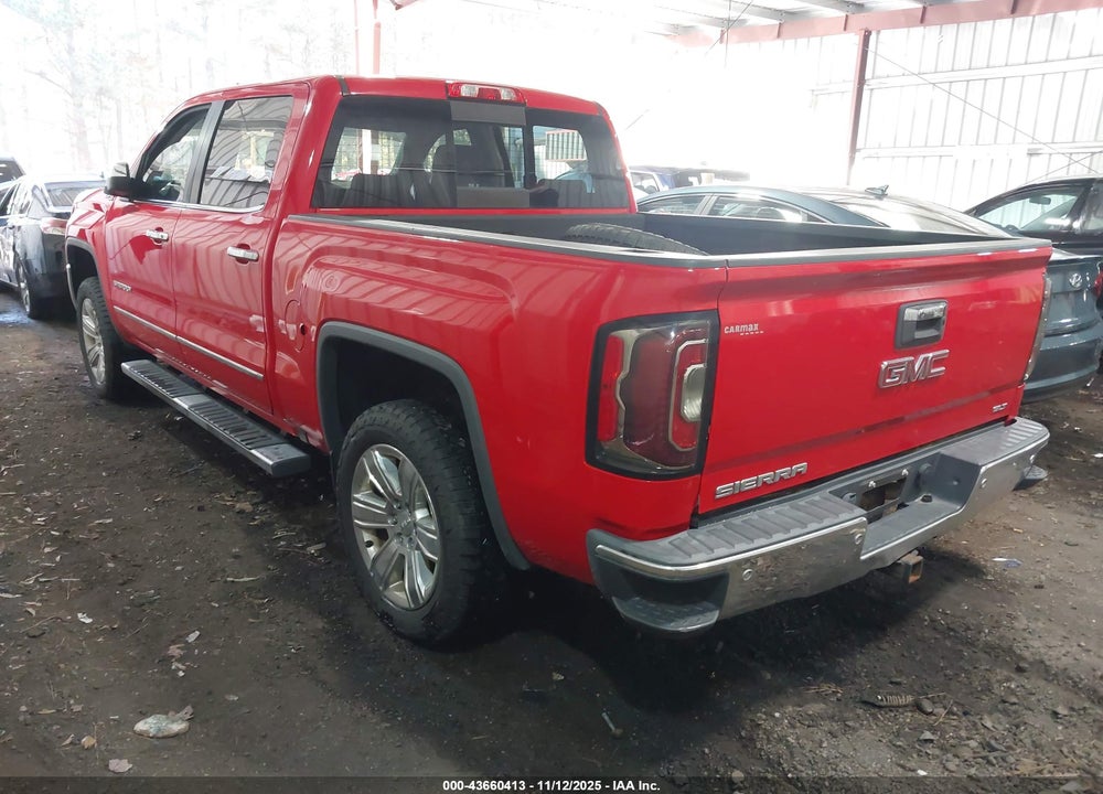 2018 GMC SIERRA 1500 SLT VIN: 3GTU2NEC0JG409916