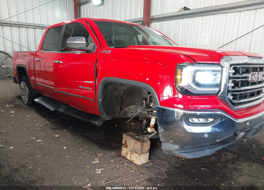 2018 GMC SIERRA 1500 SLT VIN: 3GTU2NEC0JG409916
