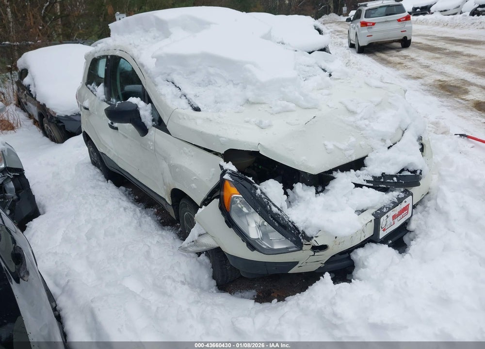 2021 FORD ECOSPORT S VIN: MAJ6S3FL4MC406784