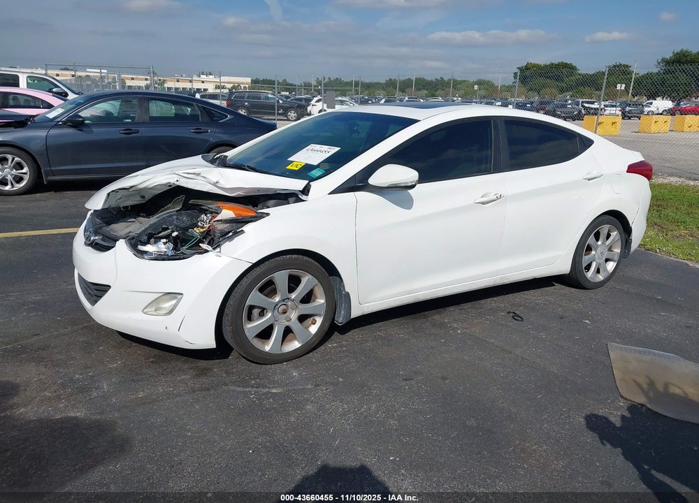 2013 HYUNDAI ELANTRA LIMITED VIN: 5NPDH4AE0DH320438