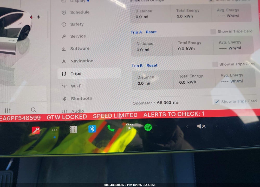 2023 TESLA MODEL 3 REAR-WHEEL DRIVE VIN: 5YJ3E1EA6PF548599