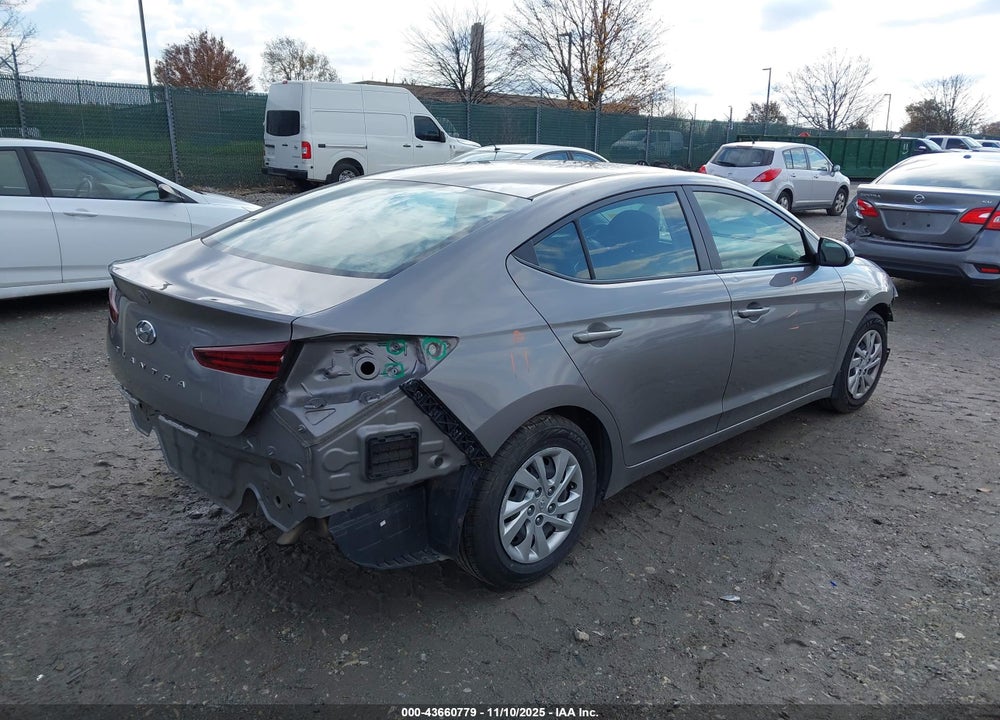 2020 HYUNDAI ELANTRA SE VIN: KMHD74LF0LU070563