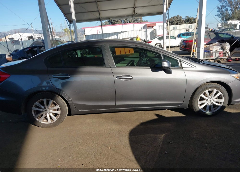 2012 HONDA CIVIC EX-L VIN: 2HGFB2F9XCH590876