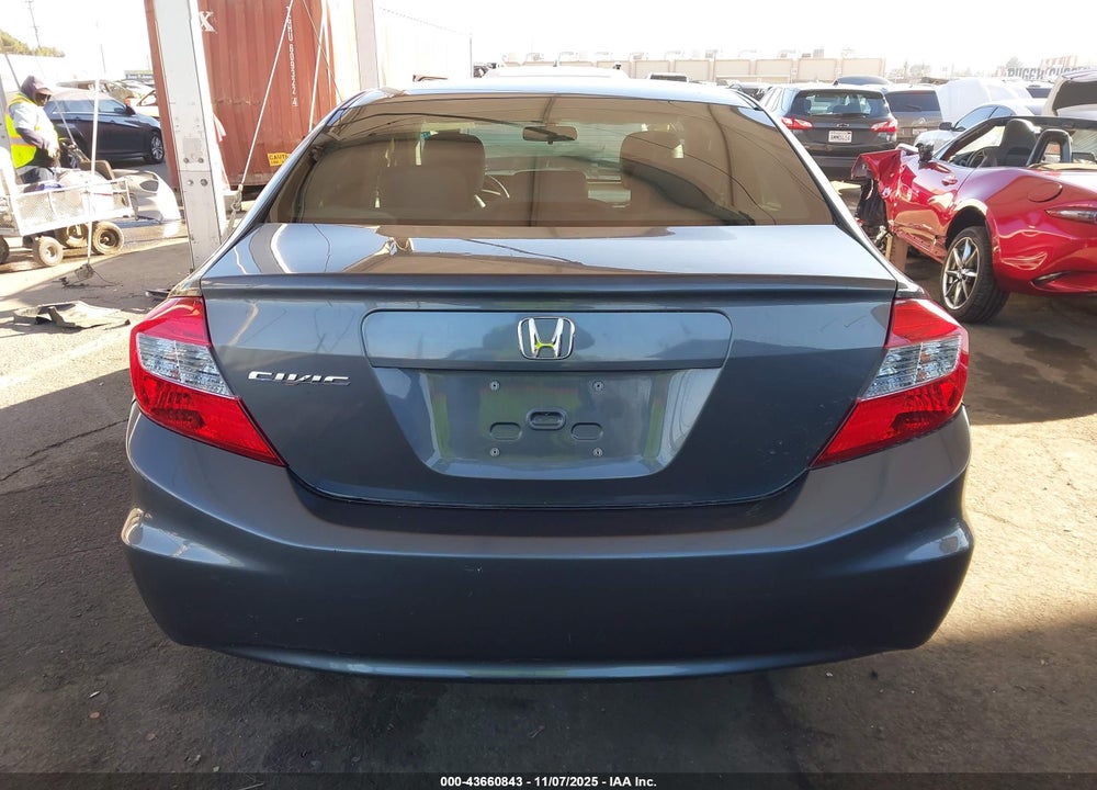 2012 HONDA CIVIC EX-L VIN: 2HGFB2F9XCH590876