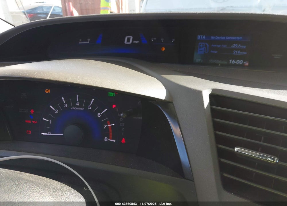 2012 HONDA CIVIC EX-L VIN: 2HGFB2F9XCH590876