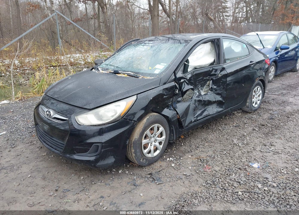 2013 HYUNDAI ACCENT GLS VIN: KMHCT4AE3DU391242