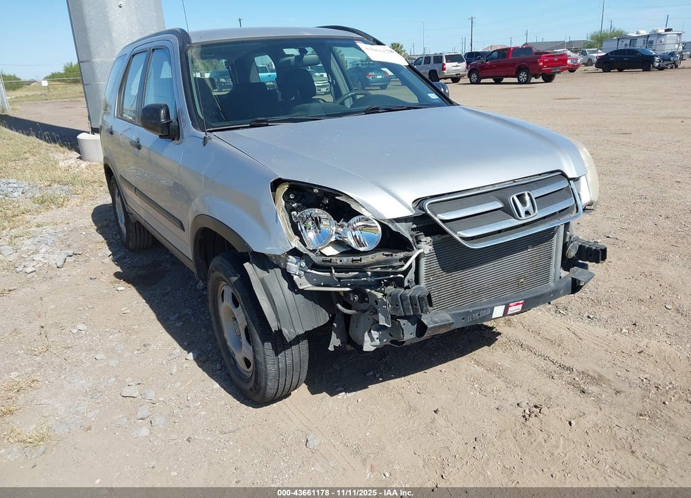 2005 HONDA CR-V LX VIN: JHLRD68585C019676