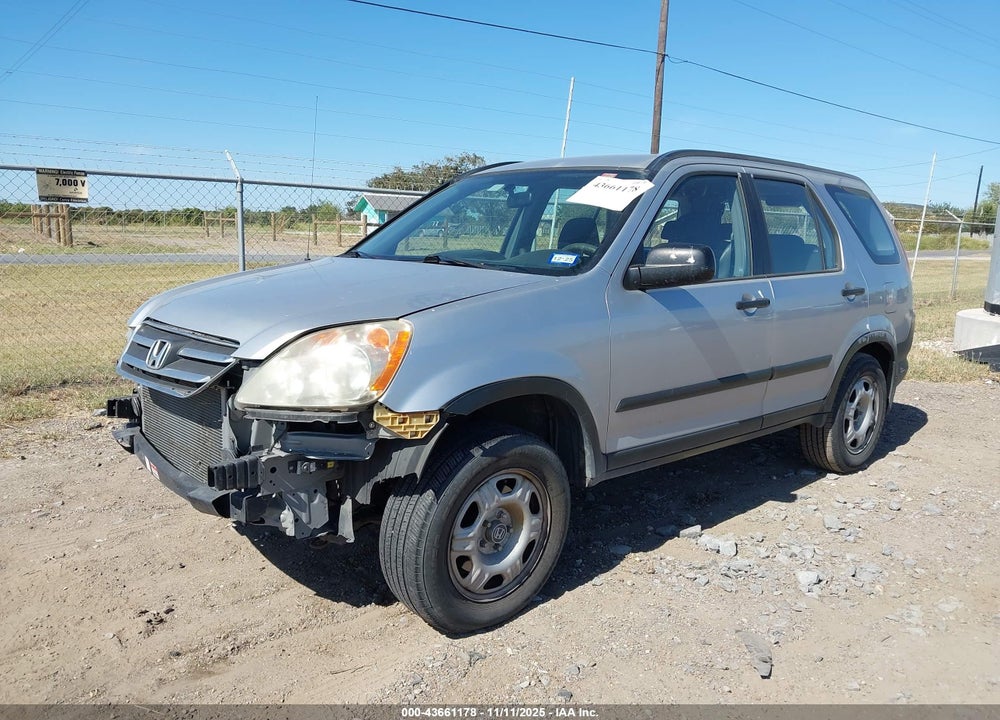 2005 HONDA CR-V LX VIN: JHLRD68585C019676