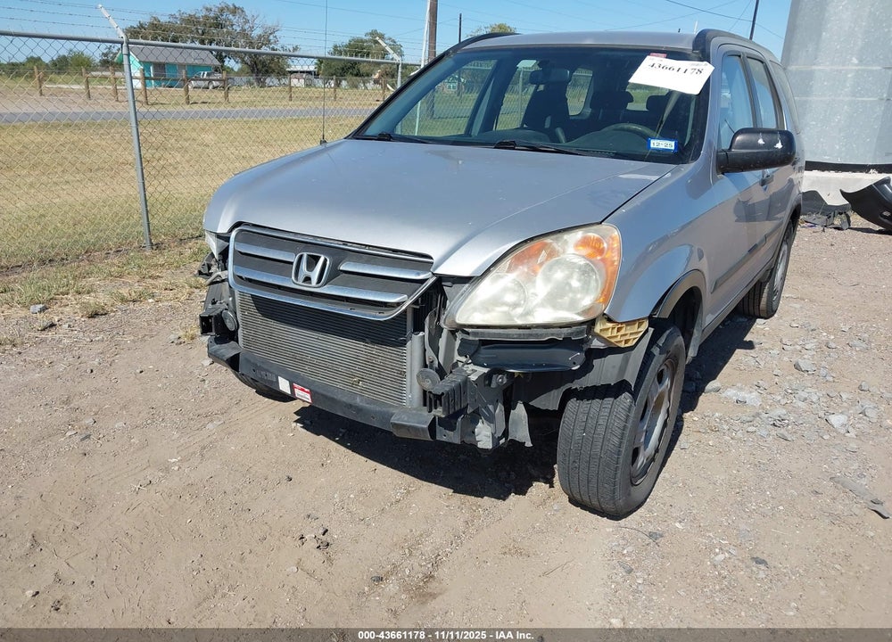 2005 HONDA CR-V LX VIN: JHLRD68585C019676