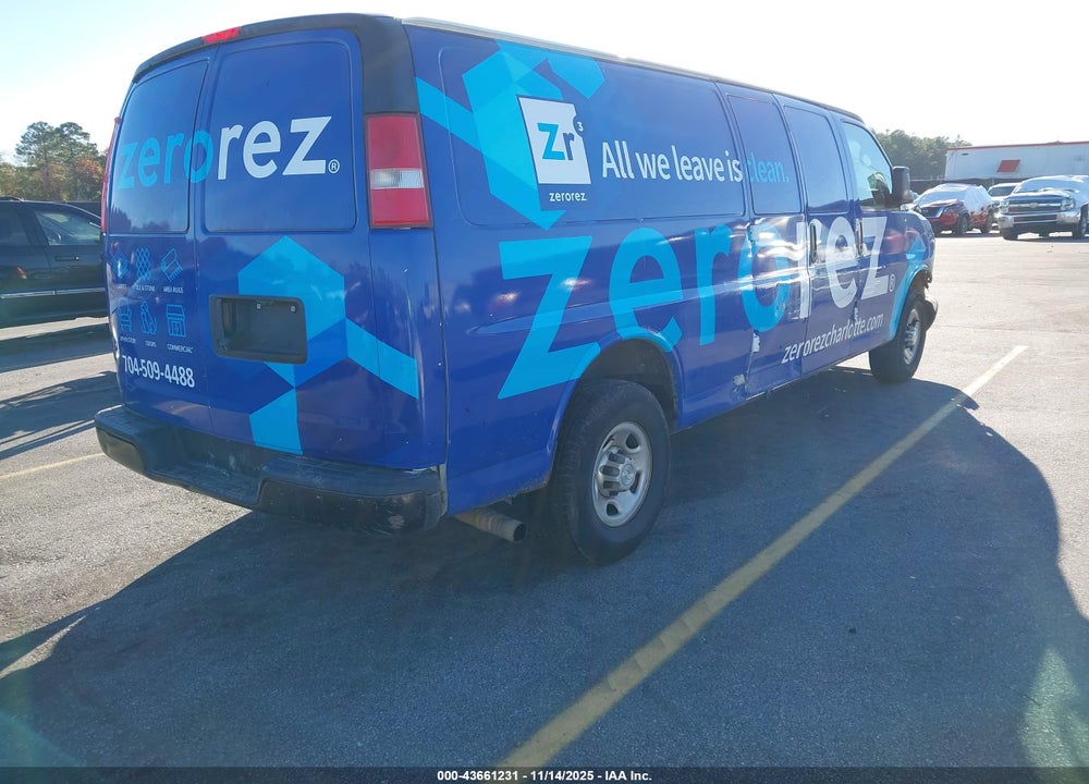 2014 CHEVROLET EXPRESS 2500 WORK VAN VIN: 1GCWGGCA6E1202880