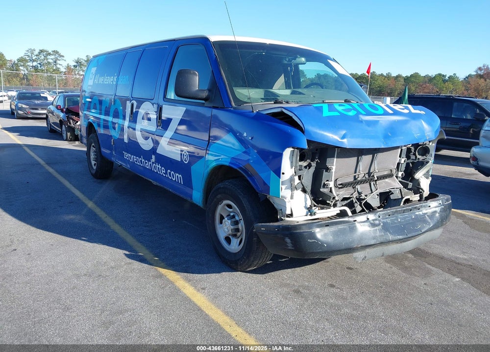 2014 CHEVROLET EXPRESS 2500 WORK VAN VIN: 1GCWGGCA6E1202880