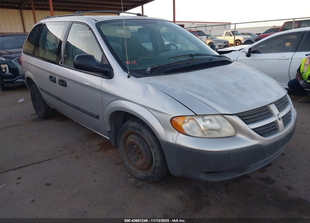 2005 DODGE CARAVAN SE VIN: 1D4GP25R35B162801