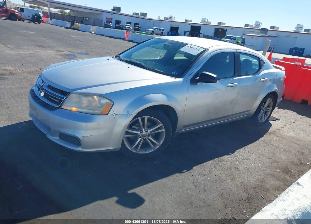 2012 DODGE AVENGER VIN: 1C3CDZAG5CN314398