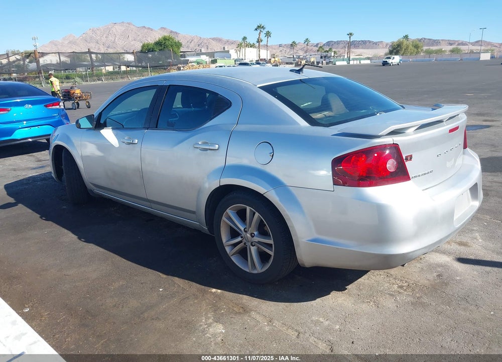 2012 DODGE AVENGER VIN: 1C3CDZAG5CN314398