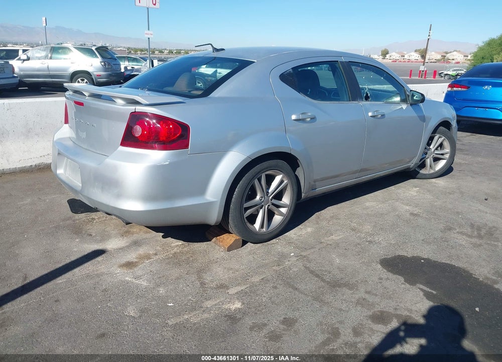 2012 DODGE AVENGER VIN: 1C3CDZAG5CN314398