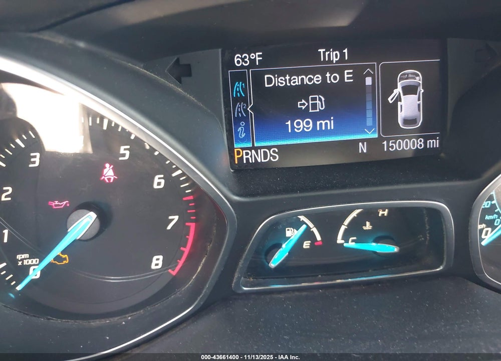 2013 FORD ESCAPE SEL VIN: 1FMCU0HX9DUA87944