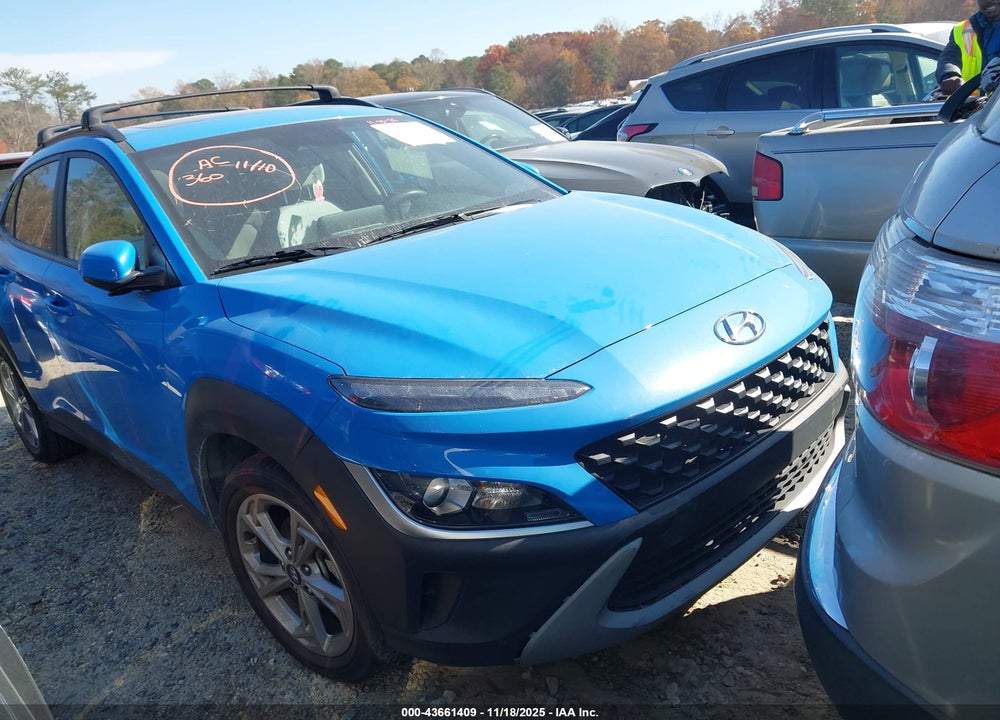 2022 HYUNDAI KONA SEL VIN: KM8K32AB5NU766510