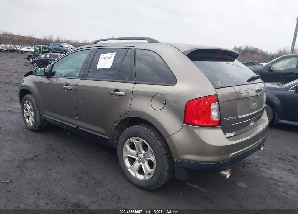 2013 FORD EDGE SEL VIN: 2FMDK4JC1DBC87358