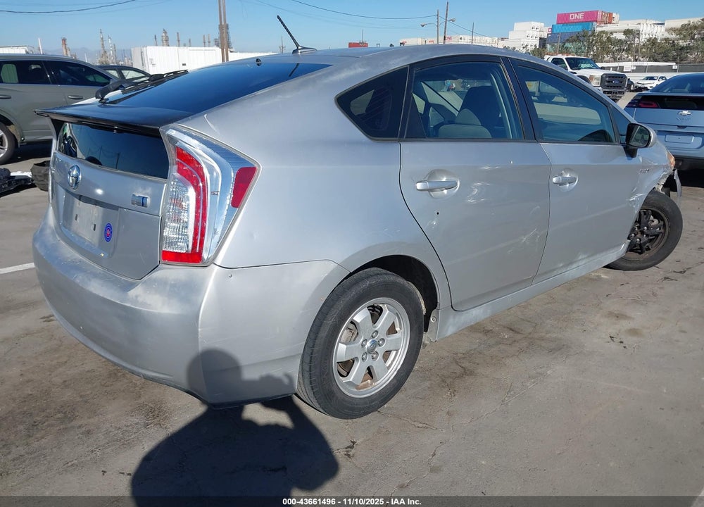 2012 TOYOTA PRIUS THREE VIN: JTDKN3DU5C5412124