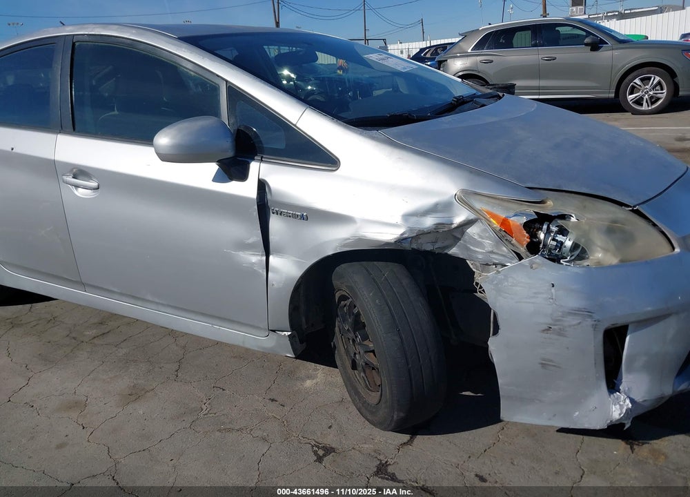 2012 TOYOTA PRIUS THREE VIN: JTDKN3DU5C5412124
