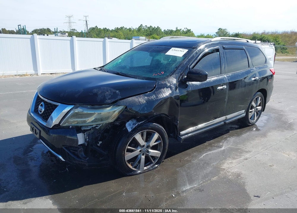 2013 NISSAN PATHFINDER VIN: 5N1AR2MN8DC659536