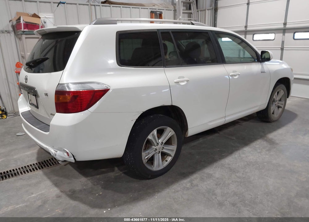2008 TOYOTA HIGHLANDER VIN: JTEES43A782050160