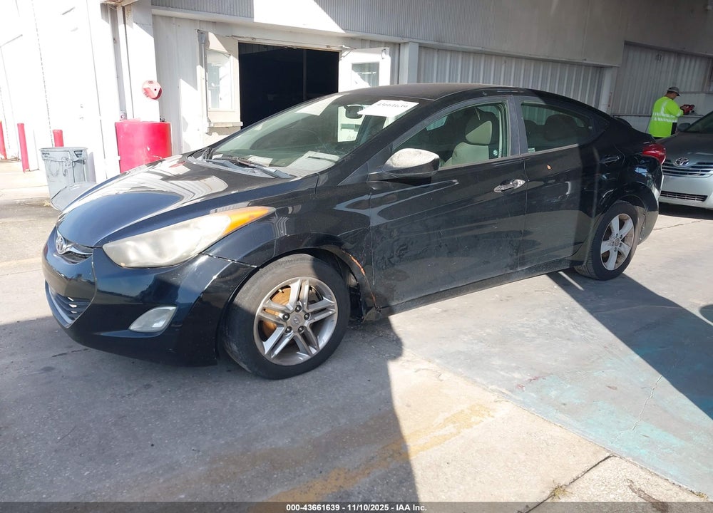 2012 HYUNDAI ELANTRA GLS VIN: 5NPDH4AE1CH140707
