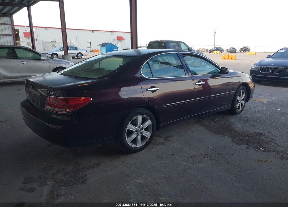 2006 LEXUS ES 330 VIN: JTHBA30G965163342