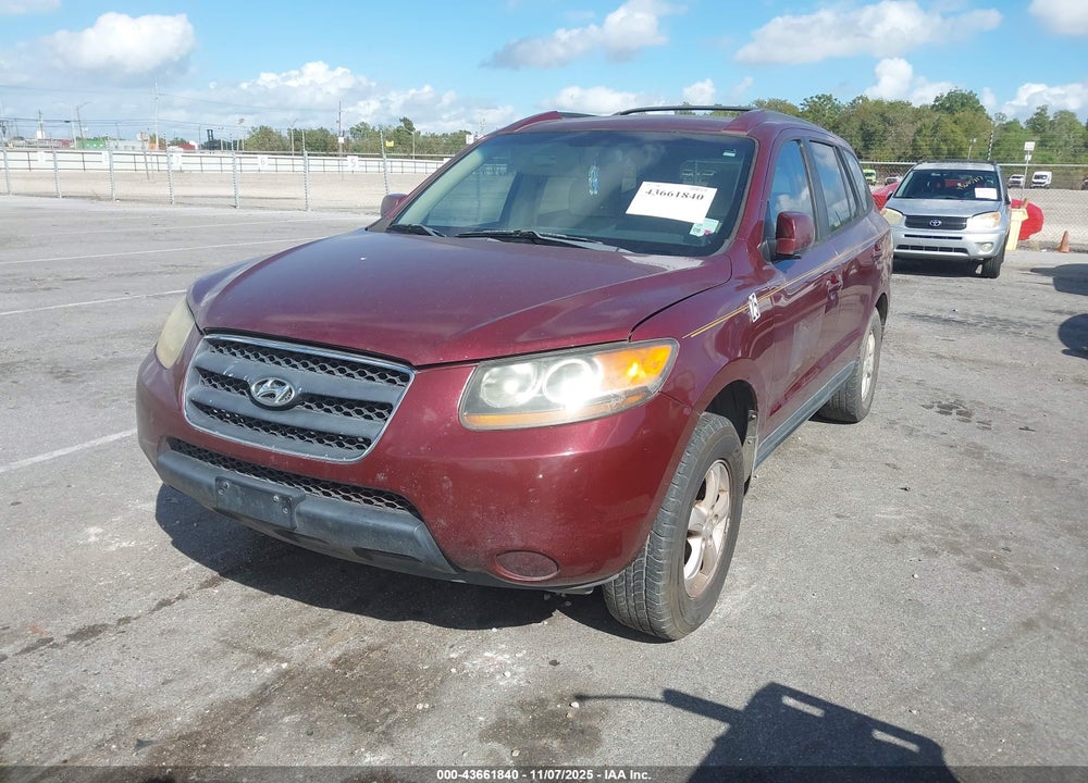 2007 HYUNDAI SANTA FE GLS VIN: 5NMSG13DX7H124022