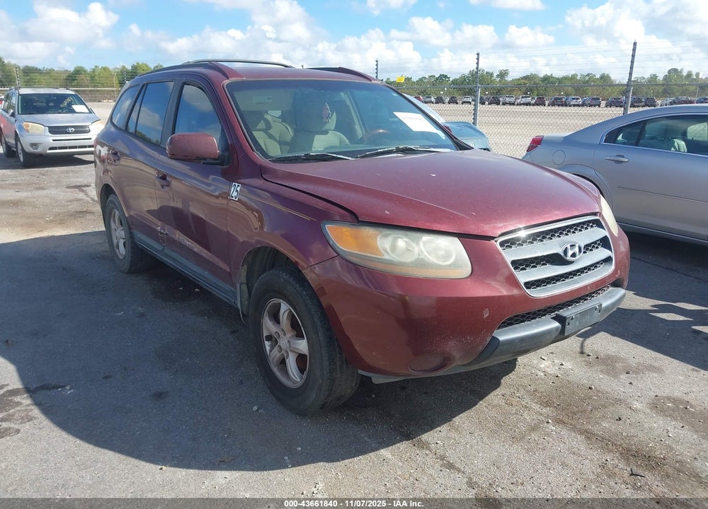 2007 HYUNDAI SANTA FE GLS VIN: 5NMSG13DX7H124022
