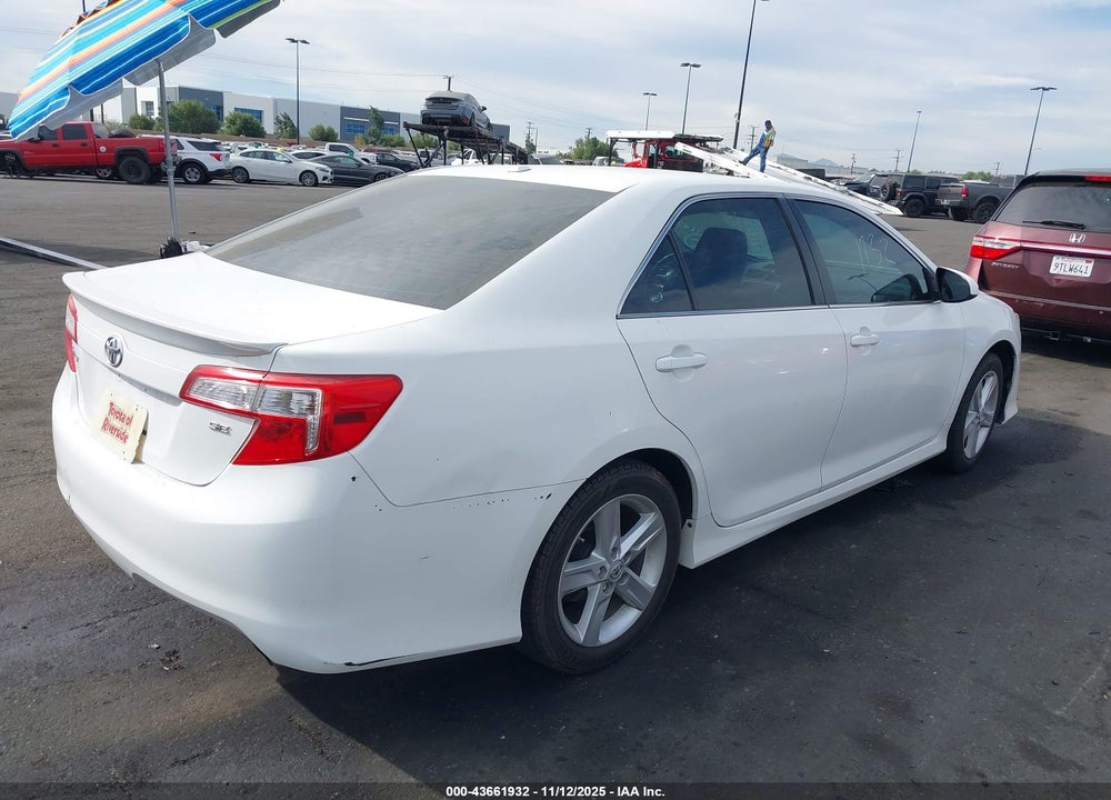2013 TOYOTA CAMRY SE VIN: 4T1BF1FK8DU681220
