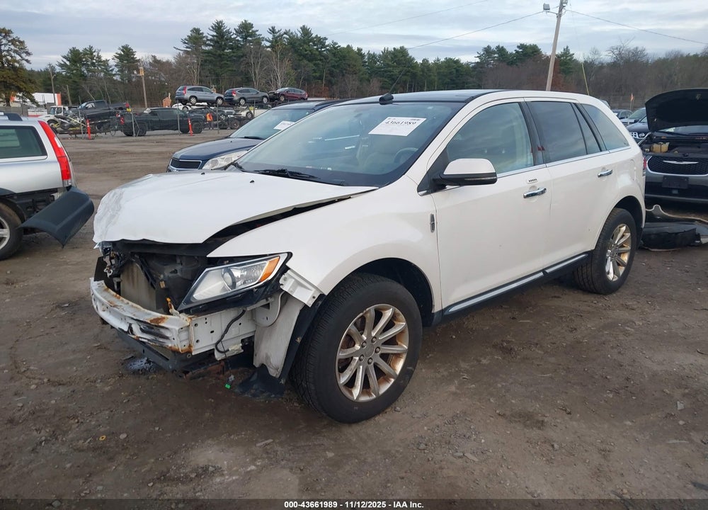 2013 LINCOLN MKX VIN: 2LMDJ8JK5DBL28404