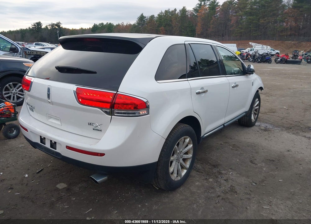 2013 LINCOLN MKX VIN: 2LMDJ8JK5DBL28404