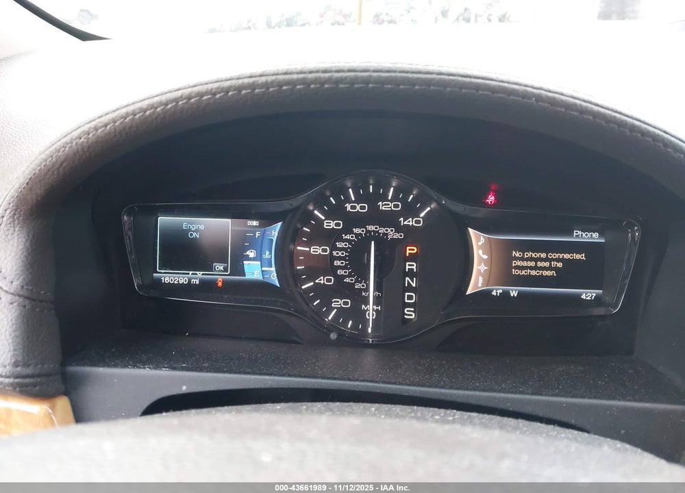 2013 LINCOLN MKX VIN: 2LMDJ8JK5DBL28404