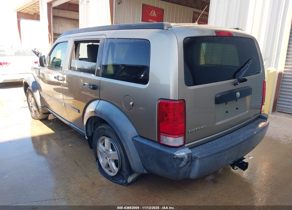 2007 DODGE NITRO SXT VIN: 1D8GT28K27W590038