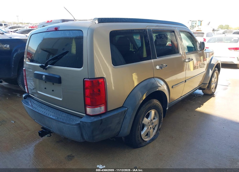 2007 DODGE NITRO SXT VIN: 1D8GT28K27W590038